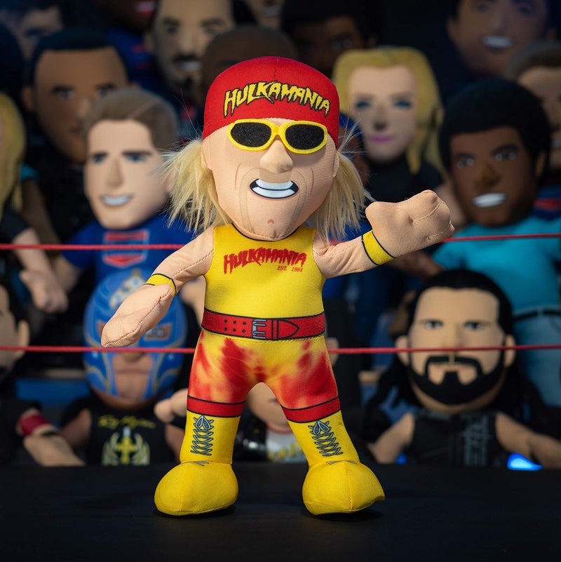 Bleacher Creatures WWE Hulk Hogan 10" Plush Figure - A Wrestling Superstar for Play or Display - Image 2